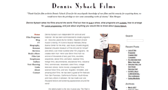 Desktop Screenshot of dennisnybackfilms.com